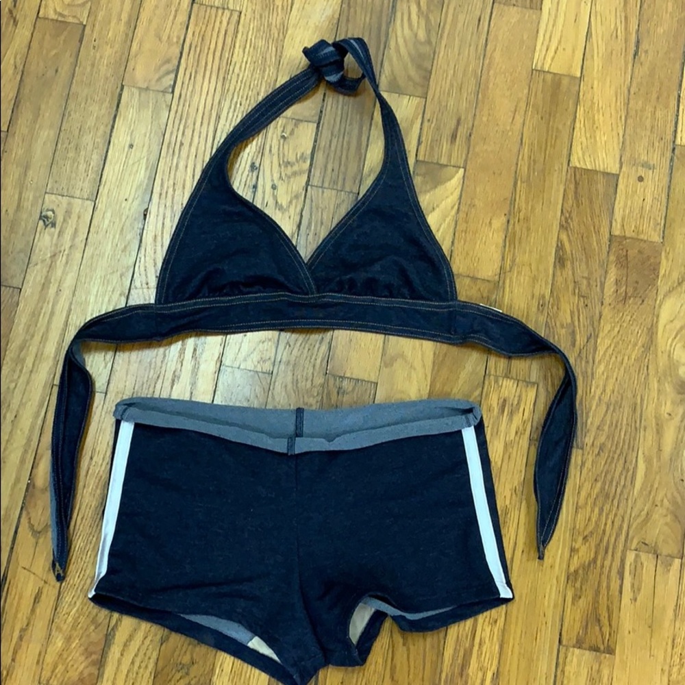 Catalina Ocean Gear Denim style bikini. Boyshort.
